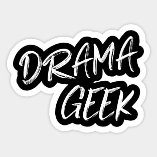 Drama Geek Sticker